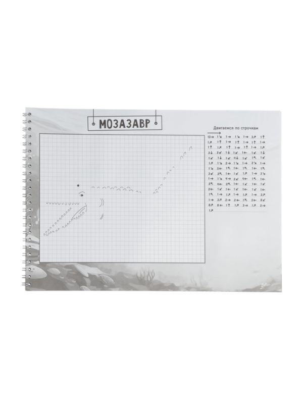 Книга детская &laquo;Графические диктанты. Динозавры&raquo;, 36 стр.