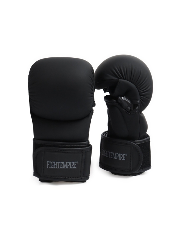 Перчатки для ММА гибрид FIGHT EMPIRE, PREMIUM, чёрные, размер M
