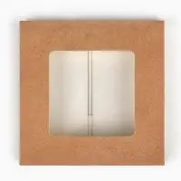 Коробка для шоколада квадратная &laquo;Крафт&raquo;, 10.2 х 10.2 х 1.4 см