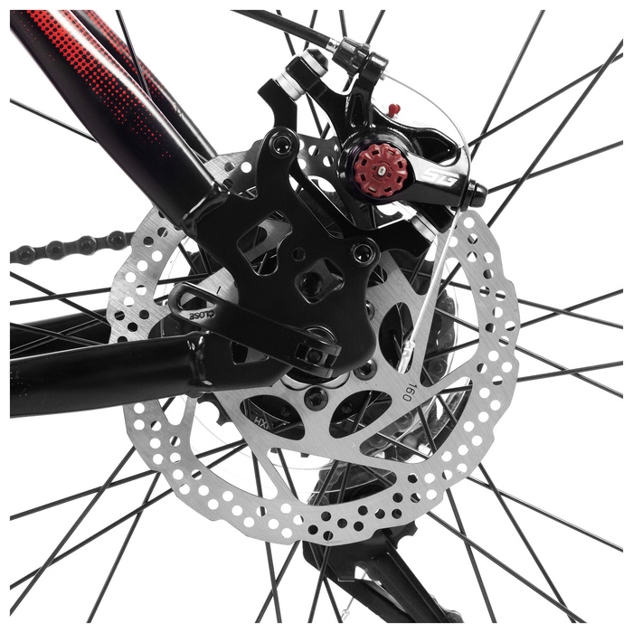 Велосипед 27.5 Велосипед 27.5" FOXX CAIMAN, р. 18" , цвет чёрный