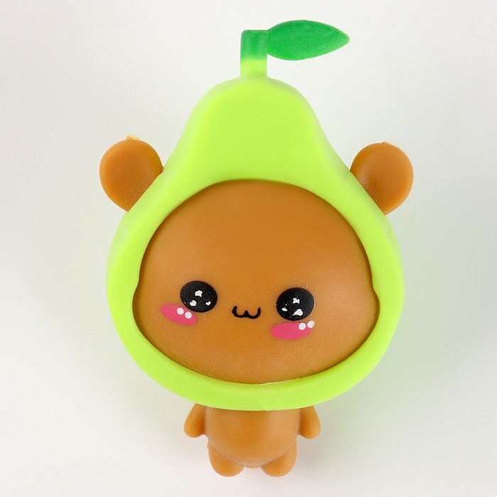 Антистресс сквиш мялка &laquo;Зверушки-фруктики&raquo;, в пакете