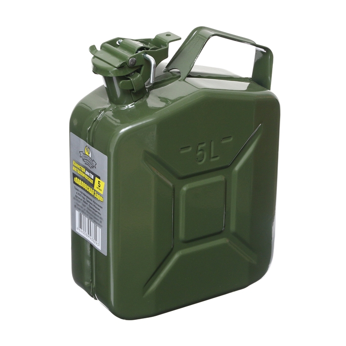 Канистра для ГСМ ZARYA, стальная, 5 л, металлическая, крышка с рычагом Канистра для ГСМ ZARYA, стальная, 5 л, металлическая, крышка с рычагом