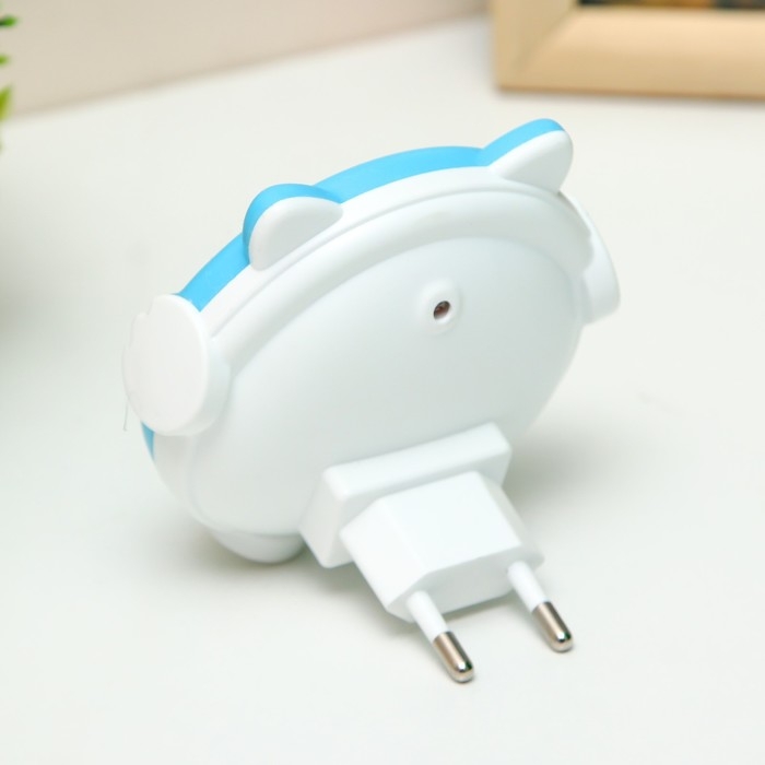 Ночник с датчиком освещенности "Совёнок" LED МИКС 8,5x2,5x8,5 см RISALUX