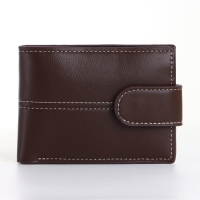 Портмоне мужское на кнопке, цвет коричневый Портмоне мужское на кнопке, цвет коричневый