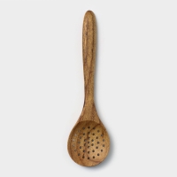 Ложка - шумовка, 28,5&times;7,8 см, акация