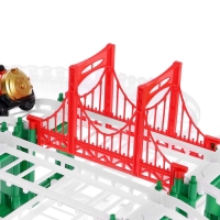 Железная дорога &laquo;Новогоднее приключение&raquo;, с фигурками, 125 деталей