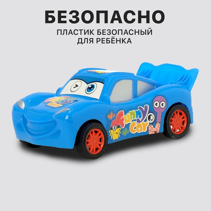 Машина инерционная &laquo;Глазастик&raquo;, цвета МИКС