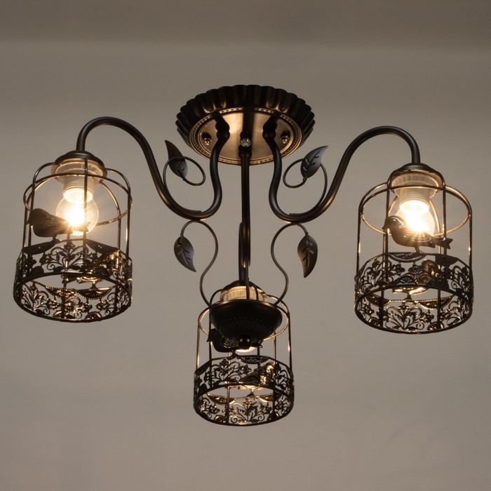 Люстра 669622/3 Е27 40Вт черный 59х59х33 см BayerLux