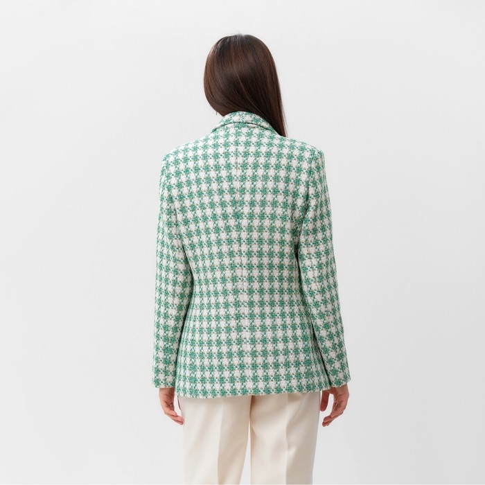 Пиджак твидовый двубортный MIST р. 42. зеленый Пиджак твидовый двубортный MIST р. 42. зеленый