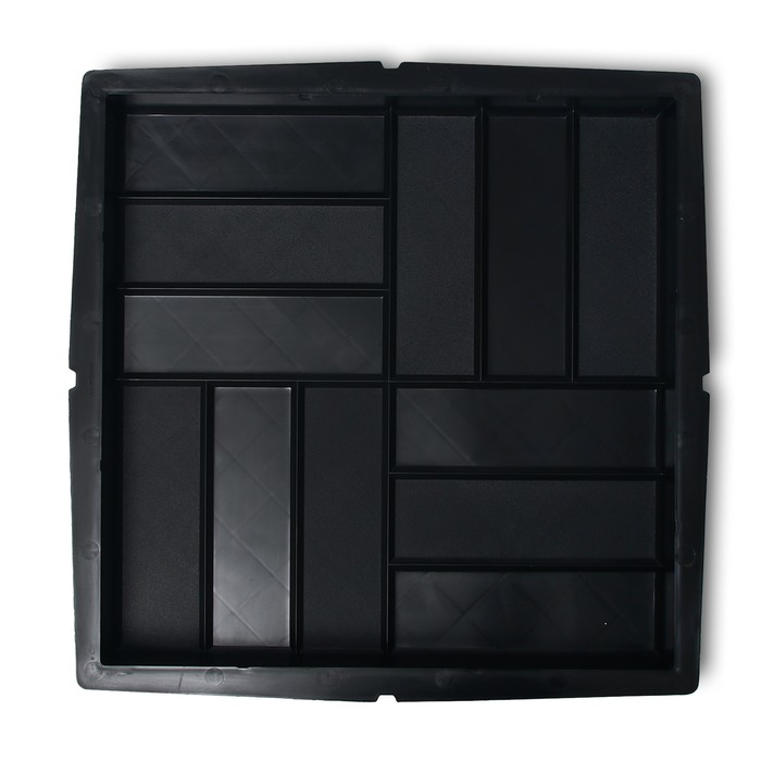 Форма для тротуарной плитки, 50 &times; 50 &times; 5.6 см, Ф3008-М, &laquo;Плита. 12 камней&raquo;, 1 шт.