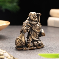 Сувенир &laquo;Хотей на богатство", гипсобетон, 6х5х5 см, набор 3 шт, 6х4х6,5 см