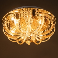 Люстра "Эмилия" 7х40Вт Е27 с пультом, цвет хром 41х41х19 см Люстра "Эмилия" 7х40Вт Е27 с пультом, цвет хром 41х41х19 см