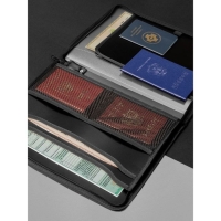 Папка на молнии А4, 2 отделения, Calligrata, 350 х 282 х 33 мм, пластик, 4 кармана, бизнес-класс, серебристый металлик Папка на молнии А4, 2 отделения, Calligrata, 350 х 282 х 33 мм, пластик, 4 кармана, бизнес-класс, серебристый металлик