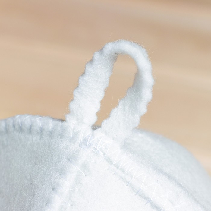 Банный набор: шапка, коврик и рукавица "Для любителей баньки"