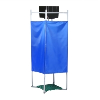 Душ дачный, 80 × 80 × 250 см, тент, бак пластиковый, 55 л, с ЭВН Душ дачный, 80 × 80 × 250 см, тент, бак пластиковый, 55 л, с ЭВН