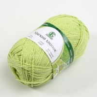 Пряжа "Мягкий хлопок" 70% хлопок, 30% нейлон 220м/100гр (026 салат)