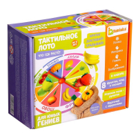 Тактильное лото &laquo;Что где растёт&raquo;, фрукты овощи, по методике Монтессори