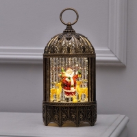 Светодиодная фигура «Фонарь с Дедом Морозом и оленями» 13 × 25.5 × 8 см, пластик, батарейки ААх3 (не в комплекте), USB, свечение тёплое белое Светодиодная фигура «Фонарь с Дедом Морозом и оленями» 13 × 25.5 × 8 см, пластик, батарейки ААх3 (не в комплекте), USB, свечение тёплое белое