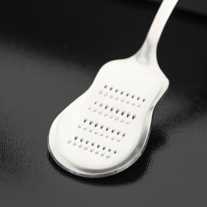 Тёрка для сыра Доляна Steel, 13,5&times;3 см, цвет серебристый