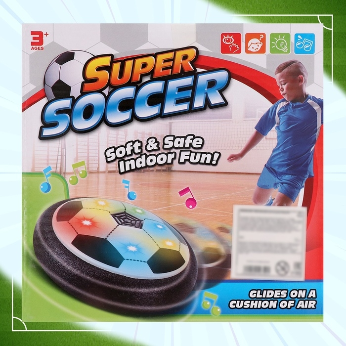 Аэромяч &laquo;Футболист&raquo;, звуковые и световые эффекты, работает от батареек