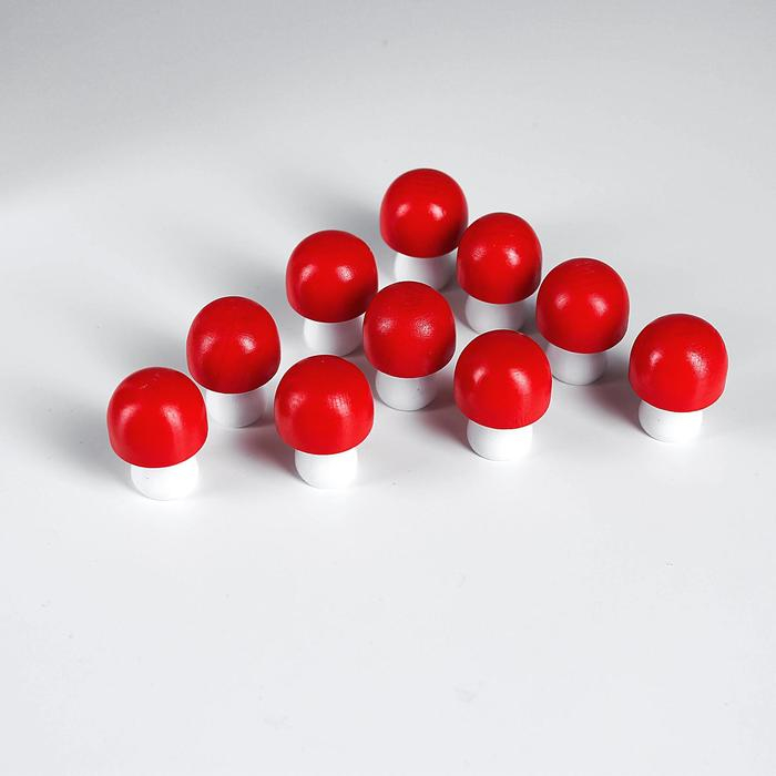 Счётный материал Счётный материал "Грибы", 12 шт., размер 1 шт.: 4,5 см