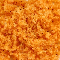 Скраб для тела сахарный, 250 г, аромат персика, BEAUTY FOOD