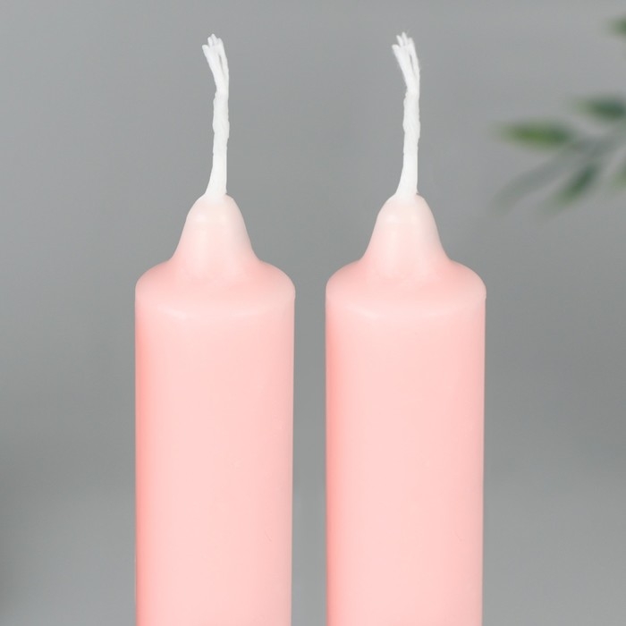Свечи высокие с нанесением «Светлой Пасхи!», 2 шт., розовые, 19 х 2,1 см. Свечи высокие с нанесением «Светлой Пасхи!», 2 шт., розовые, 19 х 2,1 см.