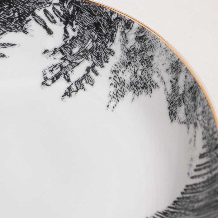 Тарелка &laquo;Пейзаж&raquo;, d=24 см, фарфор