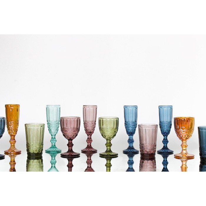 Бокал из стекла для шампанского Magistro &laquo;Ла-Манш&raquo;, 160 мл, цвет розовый