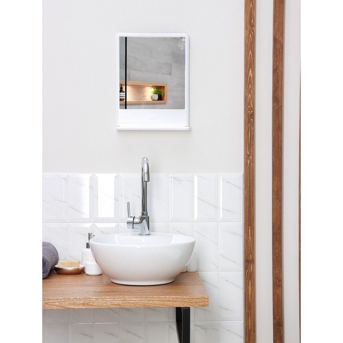 Набор для ванной комнаты «Tokyo», цвет снежно-белый Набор для ванной комнаты «Tokyo», цвет снежно-белый