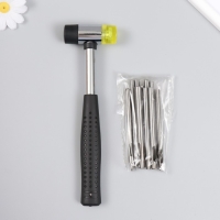 Набор пробойников (d=0,5;1;1,5;2;2,5) с ленточным перфоратором (d=3;3,5;4;4,5;5) и молотком 960411 Набор пробойников (d=0,5;1;1,5;2;2,5) с ленточным перфоратором (d=3;3,5;4;4,5;5) и молотком 960411