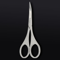 Ножницы маникюрные &laquo;Premium&raquo;, загнутые, 9 см, на блистере, цвет серебристый