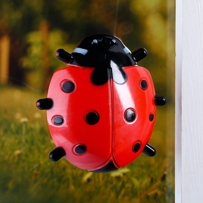 Пластиковый термометр оконный Пластиковый термометр оконный "Божья коровка" в пакете