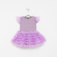 Платье для девочки с крылышками KAFTAN, размер 36 (134-140), цвет лиловый Платье для девочки с крылышками KAFTAN, размер 36 (134-140), цвет лиловый