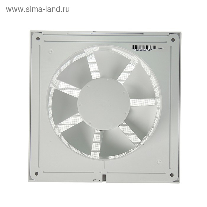 Вентилятор вытяжной ERA E 125 S, 180x180 мм, d=125 мм, 220‒240 В Вентилятор вытяжной ERA E 125 S, 180x180 мм, d=125 мм, 220‒240 В