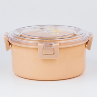 Ланч бокс с отделениями для еды, контейнер для еды "Зайка" , 1.1 л, 17,5 х 17,5 х 8 см