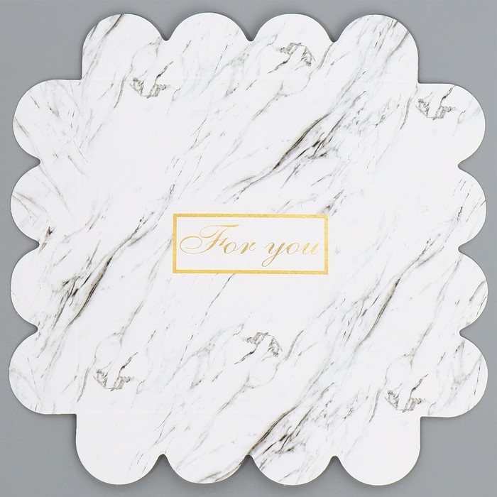 Коробка кондитерская, сундук, упаковка, For you, 11 х 11 х 11 см