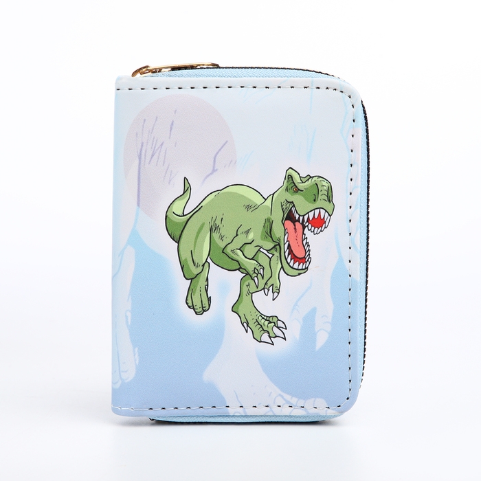 Кошелёк детский на молнии &laquo;Выбражулька&raquo;, цвет голубой