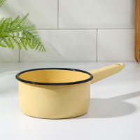 Ковш эмалированный, 1 л, цвет МИКС Ковш эмалированный, 1 л, цвет МИКС