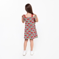 Платье для девочки, цвет белый/черный, рост 104 см Платье для девочки, цвет белый/черный, рост 104 см