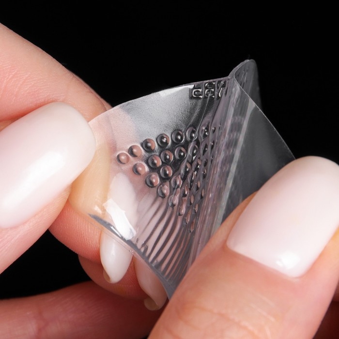 Полустельки для обуви, на клеевой основе, силиконовые, 12,5 &times; 6,4 см, пара, цвет прозрачный