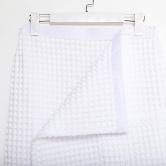 Килт вафельный банный Этель «Boho» 75*145 см. цв. белый, 100% хл, 290 г/м2 Килт вафельный банный Этель «Boho» 75*145 см. цв. белый, 100% хл, 290 г/м2