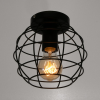 Люстра "Нола" 1х60Вт E27 черный 18х18х14 см BayerLux