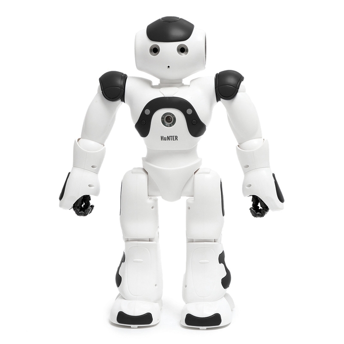 Робот радиоуправляемый &laquo;Хантер&raquo;, световые и звуковые эффекты, работает от аккумулятора, цвет чёрный