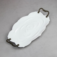 Блюдо «Розы», большое, фарфор, Иран Блюдо «Розы», большое, фарфор, Иран