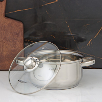 Кастрюля &laquo;Гретта&raquo;, 4.2 л, d=22 см, капсульное дно, индукция