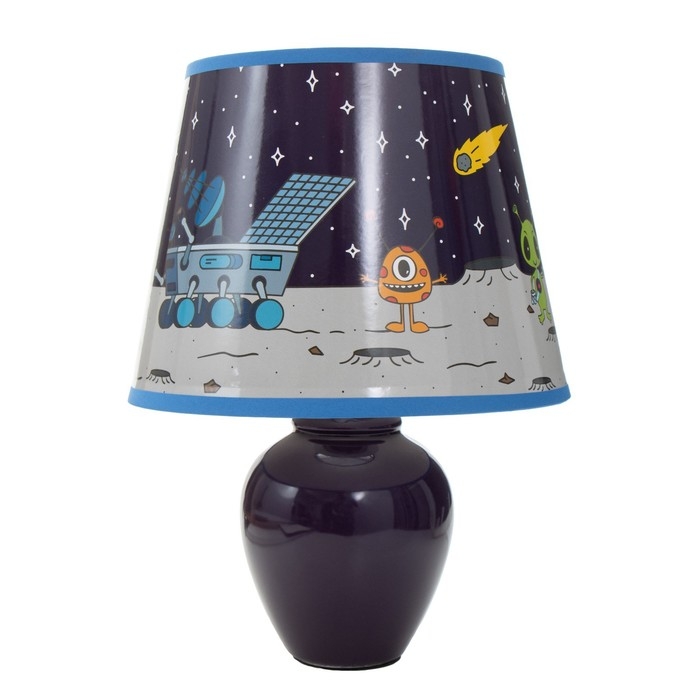 Настольная лампа "Инопланетяне" Е14 15Вт фиолетовый RISALUX
