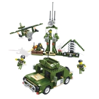 Конструктор 4 в 1 Военные &laquo;Солдаты&raquo;, 4 вида МИКС