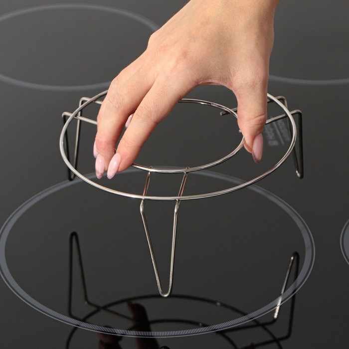 Подставка из нержавеющей стали для водяной бани, d=16 см