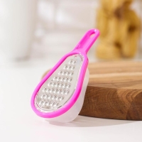 Тёрка с контейнером Доляна &laquo;Груша&raquo;, 16 см, цвет МИКС